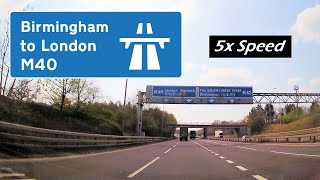 M40 Motorway UK Birmingham to London  Timelapse [upl. by Naie]