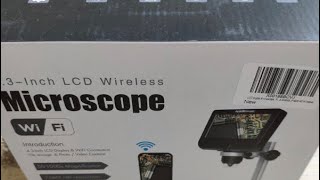 UNBOXING WIFI LCD Digital Microscope [upl. by Hynes]