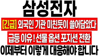 삼성전자 주가 전망 외국인 기관이 오늘 쓸어 담은 이유 선물 옵션 포지션 전환됐다 삼성전자 전망 삼성전자 주식 분석 삼성전자 위기 삼성전자 반도체 삼성전자 HBM [upl. by Ayatnahs]