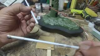 XPlus Rhedosaurus Model Kit Build Part 1 [upl. by Eugeniusz]