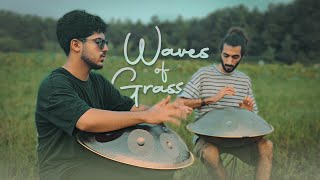 Waves of Grass  Improvisation Handpan Duet in Nature  Alrez amp Amir [upl. by Leler985]