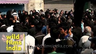 Muslims all over Delhi gather for Muharram [upl. by Nolad]