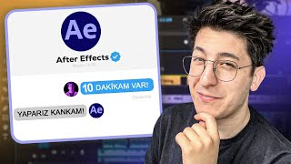 10 dkda SIFIRDAN After Effects 2024 ile Animasyon Öğren Edit Yapımı [upl. by Arolf]