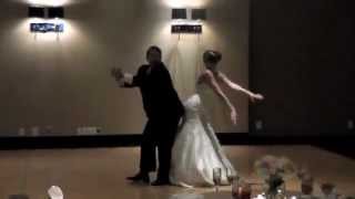 best father daughter wedding dance dougie wobble stanky leg bernie [upl. by Cinimmod]