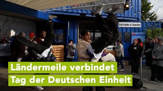 Tag der Deutschen Einheit Ländermeile bietet kulturelle Vielfalt [upl. by Surtemed982]