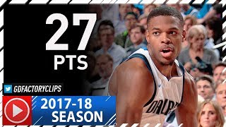 Dennis Smith Jr Full Highlights vs Spurs 20171114  CareerHIGH 27 Pts [upl. by Milka]