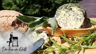 SalbeiRosmarinKräuterbutter Rezept  Die Frau am Grill [upl. by Rehtse]