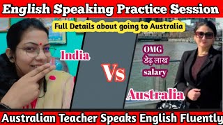 Australian Teacher Vs Indian Teacher  Knowledgeable Conversation about going to Australia viral👍 [upl. by Cardew999]