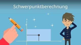 Schwerpunkt berechnen über Integral  technische Mechanik [upl. by Nowtna]