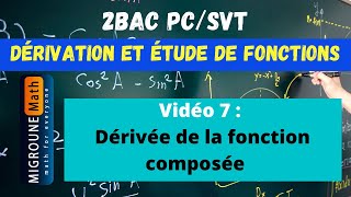 Dérivée de la fonction composée — Dérivation et étude de fonctions — 2BAC PCSVT [upl. by Beverlee]