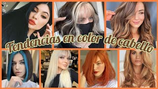 Tendencias en color de cabello 20222023 🧡💖 [upl. by Alysoun]