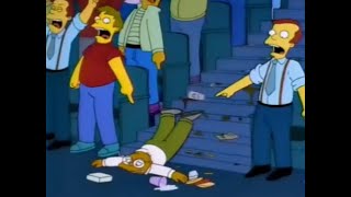 The Simpsons  Hans Moleman Falls Down [upl. by Minsat602]