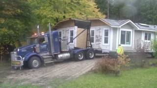 Modular Home Delivered and Set Up [upl. by Nirda]