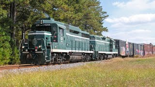 The Greenville amp Western Railway Belton to Pelzer SC  10112022 [upl. by Stormi312]