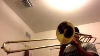 12 Major scales on trombone [upl. by Gilbye]