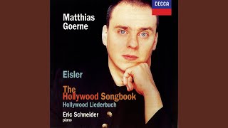 Eisler The Hollywood Songbook 1943  Hotelzimmer 1942 [upl. by Zulaledairam468]