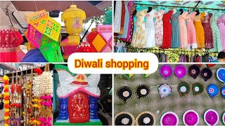 Diwali ki chhoti Moti shopping 🛍️  Hema official vlog [upl. by Stoecker918]