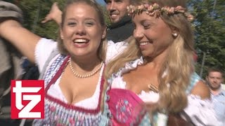 Oktoberfest Dirndl Parade [upl. by Hanimay]