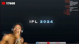 IshowSpeed Reacts To IPL 2024 🔥😳  Reacted To Ms Dhoni And Virat Kohli [upl. by Maridel309]