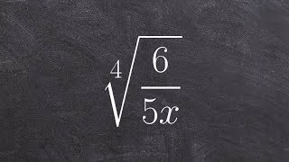 Simplify a root of a rational expression by rationalizing the denominator [upl. by Anselmo303]