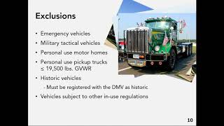 Compliance Overview  Truck amp Bus Rule Off Road Regulation and Portable Equipment MS 525 [upl. by Wildon]