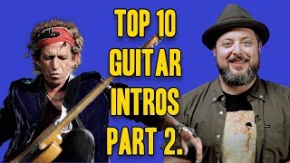 Top 10 Guitar Intros pt 2  Marty Schwartz [upl. by Naget]