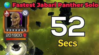 52 Secs  Fastest Jabari Panther Solo 😱 [upl. by Hume]