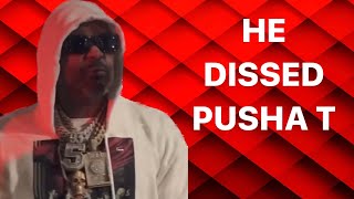 Jim Jones Diss track towards Pusha T quotChains n Whipsquot The response [upl. by Ielarol]