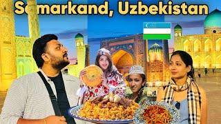 A day in Samarkand Uzbekistan ki sabse Cheapest amp Ancient city  Must Try food in Uzbekistan 🇺🇿 [upl. by Roehm]