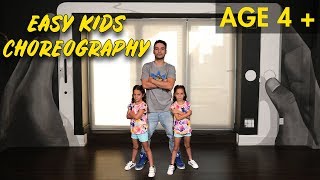 Easy Kids Choreography  Hip Hop Dance Tutorial AGES 4  MihranTV [upl. by Nnoj]