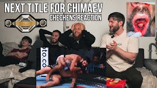 Khamzat Chimaev vs Robert Whittaker Full Fight  BSB team reaction ufc308 [upl. by Tippets]