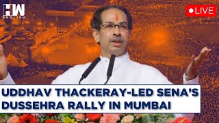 Uddhav Thackeray LIVE Ahead Of Maharashtra Polls Shiv Sena UBTs Dussehra Rally At Shivaji Park [upl. by Esinrahc884]