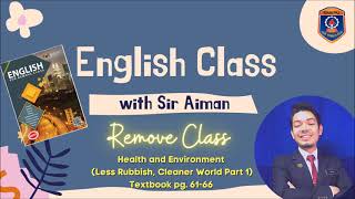 PDPR Remove Class English Kelas Peralihan l Less Rubbish Cleaner World l Textbook page 61 [upl. by Arie983]