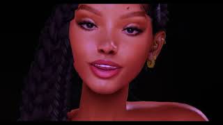 Halle Bailey Angel ft STX Secondlife Music Video [upl. by Nirahs]