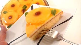 tarte à lananas et flan facile من اليوم ابهري ضيوفك بالذ تارت الأناناس رائعة [upl. by Eolande273]