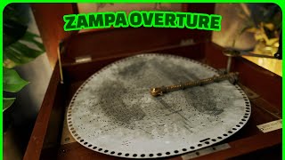 Regina 15 12quot Music Box  Zampa Overture Herold [upl. by Aicilef]