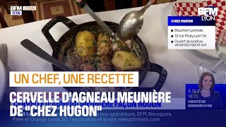 La recette de la cervelle dagneau meunière du bouchon lyonnais quotChez Hugonquot [upl. by Haissi]