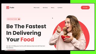 How to build Responsive Resturant Website Using HTML  CSS and JAVASCRIPT [upl. by Eatnohs]