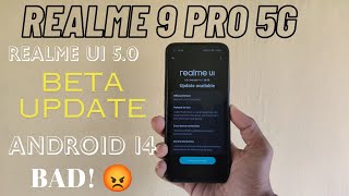 REALME 9 PRO 5G ANDROID 14 BETA UPDATE WITH REALME UI 50 [upl. by Primrose682]