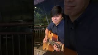 Sining Cover  Acoustic Solo Lekato Looper Pedal [upl. by Assilav]