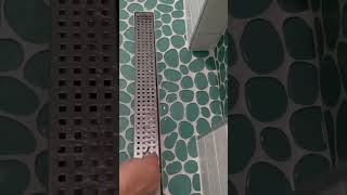 Linear Shower Drain 24 Inch with Removable Grate Water Drain Link in Description showerdrain [upl. by Leirbag]