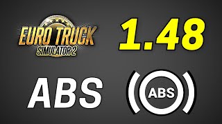 ABS Antilock Braking System in ETS2 148 Update  With Tyres Screeching Sounds [upl. by Eiramassenav161]