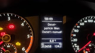 How to regenerate DPF filter  VW Jetta 16 TDI [upl. by Zat]