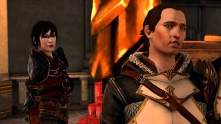 Dragon Age 2 Sebastian Romance 6 Endstage Friendship Hawke romanced Fenris or Isabela [upl. by Kaehpos]