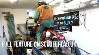 SLUK  Lambretta Gran Turismo GT240 on dyno [upl. by Short]