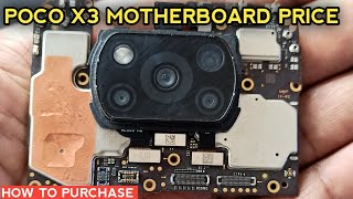 Poco X3 Motherboard Price  How to buy Poco X3 Motherboard [upl. by Irolam]