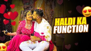 HALDI CEREMONY❤️✨ Finally Were Getting Married💍  WEDDING VLOG NO 2  RAJATSWATIVLOGS [upl. by Llebanna]