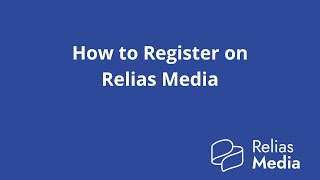 How to Register an Account on Relias Media [upl. by Earlene]