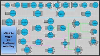 ALL TANKS in Diepio  Interactive video  DIEPIO  DIEPIO [upl. by Boyden]