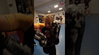 Trening Łokcie MuaythaiKickboxing Black Birds mma muaythai kickboxing boxing [upl. by Ardnahc]